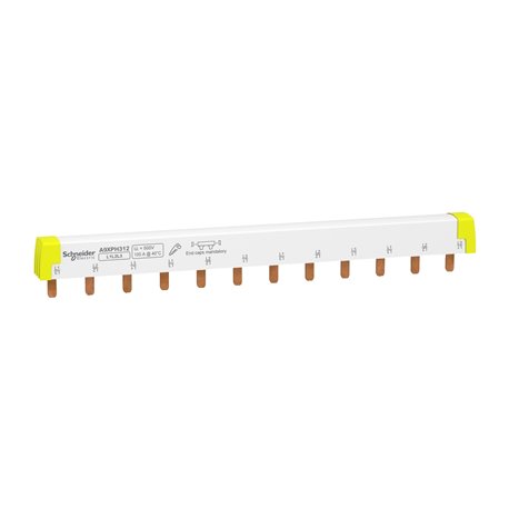 Lot de 5 peignes à dents Acti9 iC60 3P 100A 12 modules de 18 mm A9XPH312