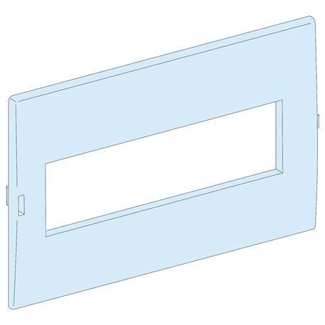 Plastron pour appareillage modulaire 18 modules pour coffret Mureva 10209