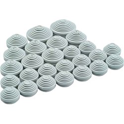 Sachet de 26 passe-câble aux diamètres variés 16xØ20, 8xØ25, 2xØ32mm PanelSeT ENN80500