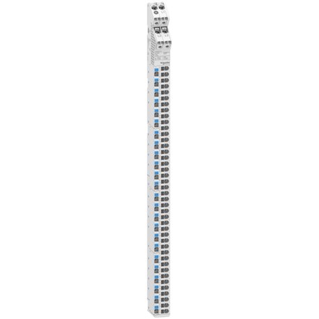 Répartiteur vertical 125A 250/440V 66 points de connexion Acti9 Vdis A9XPK714