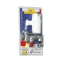 Groupe de sécurité coudé 3/4" avec siphon entonnoir pour chauffe-eau