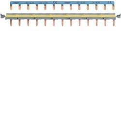 Peigne d'alimentation Phase et Neutre pour système sans vis 13 modules KBS763