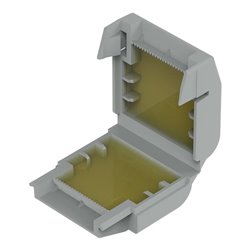 Lot de 4 Dérivations Gelbox 207-1331 pour tous conducteurs max 4 mm² taille 1 Gris