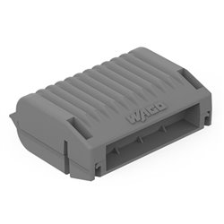 Lot de 3 Dérivations Gelbox 207-1432 pour tous conducteurs max 6 mm² taille 2 Gris