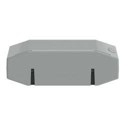 Lot de 4 Connexions traversantes Gelbox 207-1373 pour tous conducteurs max 4 mm² taille 2 Gris