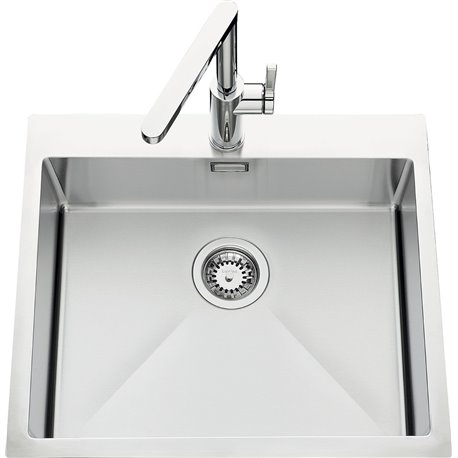 Evier Pisa EV54 570x500 mm Inox lisse Evier Pisa EV54 570x500 mm Inox lisse