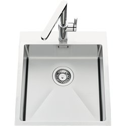Evier Pisa EV53 450x500 mm Inox lisse