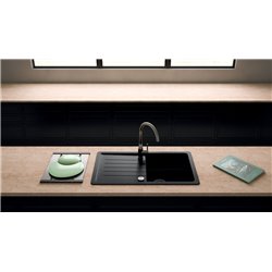 Evier Picania EV0006 860x500 mm Nero
