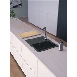 Evier Picania EV0003 620x500 mm Nero
