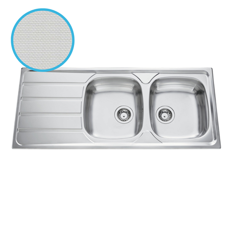 Evier Montebello EV 4521 Inox Mini-structure 2 cuves 1160x500 mm Evier Montebello EV 4521 Inox Mini-structure 2 cuves 1160x500 mm