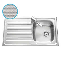 Evier Siros EV 4701 VE Inox Nid d'abeille 860x500 mm