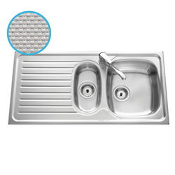 Evier Siros EV 4711 VE Inox Nid d'abeille 1000x500 mm
