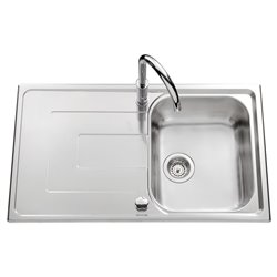 Evier Portofino EV 4801 Inox Lisse 860x500 mm