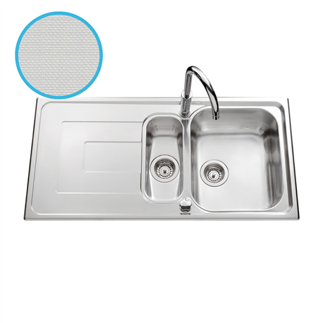Evier Portofino EV 4811 Inox Mini-structure 1000x500 mm avec vide-sauce Evier Portofino EV 4811 Inox Mini-structure 1000x500 mm avec vide-sauce