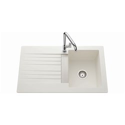 Evier Trevise EV 295VEAP Classique Blanc 860x500 mm