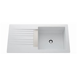 Evier Trevise EV 296VEAP Classique Blanc 1000x500 mm