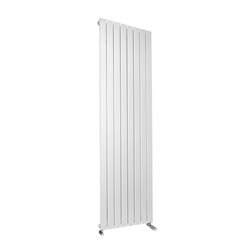Radiateur eau chaude Fassane HX 1521 Watts Hauteur 2200 mm - Coloris Blanc Standard - Raccordement en bas à gauche