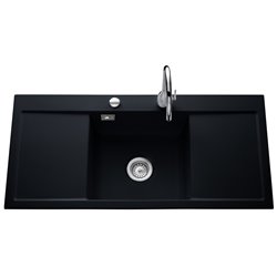 Evier First Class EV 5073 Nigra 2 égouttoirs