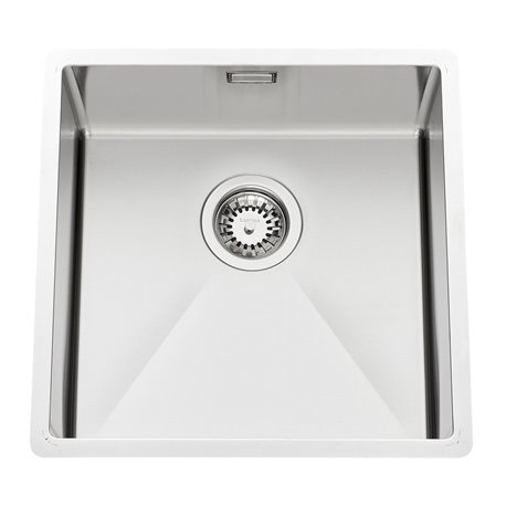 Evier Pisa EVSP 53 Vidage manuel Satiné 450x500 mm