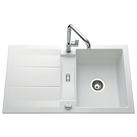 Evier Genea EV5091 1 bac, 1 égouttoir Polar Mat