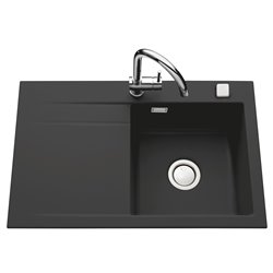 Evier Stema EV5054 1 bac, 1 égouttoir à gauche Gris anthracite
