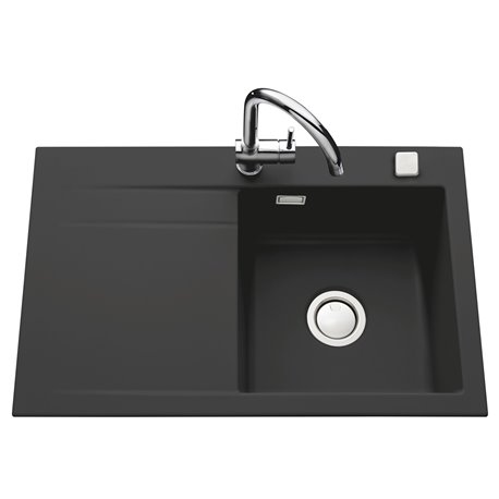 Evier Stema EV5054 1 bac, 1 égouttoir à gauche Gris anthracite Evier Stema EV5054 1 bac, 1 égouttoir à gauche Gris anthracite
