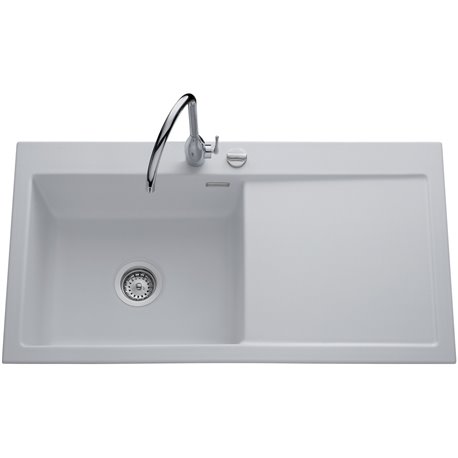 Evier First Class EV 5075 Égouttoir à droite Alu Mat Evier First Class EV 5075 Égouttoir à droite Alu Mat