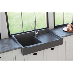 Evier Siroco EV359 895x610 mm Gris titanium
