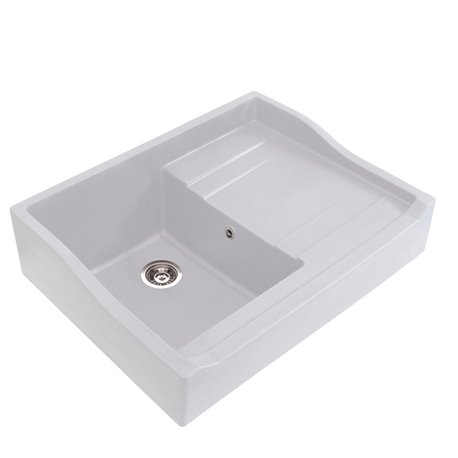 Evier New-Siroco EV459 885x608 mm Blanc mat Evier New-Siroco EV459 885x608 mm Blanc mat