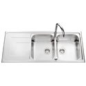 Evier Portofino EV4821 1160x500 mm Inox lisse