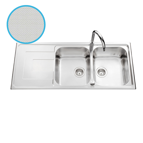 Evier Portofino EV4821 1160x500 mm Inox mini structure Evier Portofino EV4821 1160x500 mm Inox mini structure