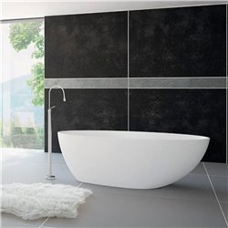 Baignoire Cleo 170x85 cm, 311 Litres Blanc Mat avec siphon PW30717006031