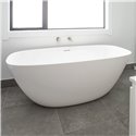 Baignoire Ellipse 170x82 cm, Blanc Mat avec siphon PW64017003031