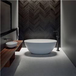 Baignoire Wika 160x70,5 cm, 185 Litres Blanc Mat sans siphon PW64816006031
