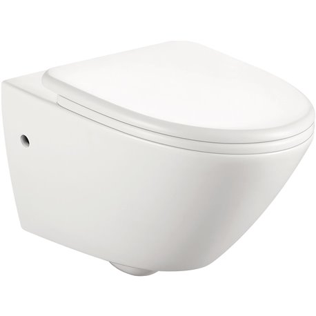 WC supendu Cascais blanc brillant 325x358x360 mm 