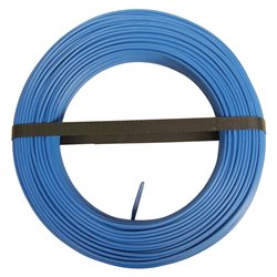 Câble électrique rigide H07VU 2,5 mm² 100 m Bleu HO7VU2,5BLC100