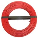 Câble électrique rigide H07VU 1,5 mm² 100 m Rouge HO7VU1,5RO100