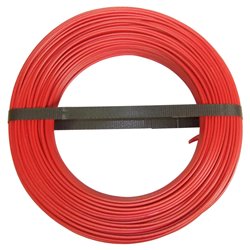 Câble électrique rigide H07VU 2,5 mm² 100 m Rouge HO7VU2,5ROC100