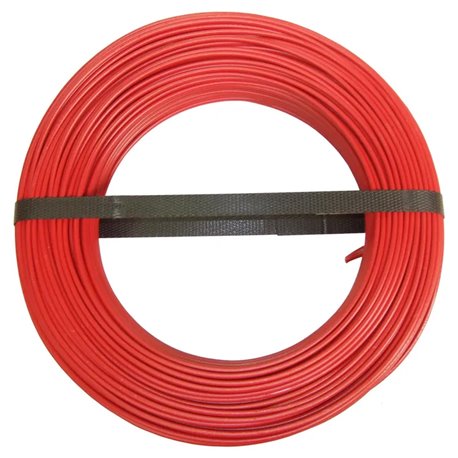 Câble électrique rigide H07VU 2,5 mm² 100 m Rouge HO7VU2,5ROC100 Câble électrique rigide H07VU 2,5 mm² 100 m Rouge HO7VU2,5ROC100