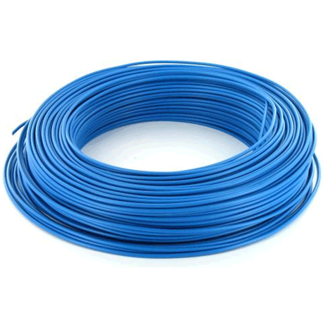 Câble électrique rigide H07VR 6 mm² 25 m Bleu HO7VR6BLC25 Câble électrique rigide H07VR 6 mm² 25 m Bleu HO7VR6BLC25