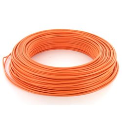 Câble électrique rigide H07VU 1,5 mm² 100 m Orange HO7VU1,5ORC100