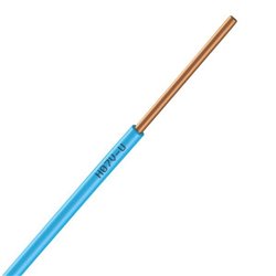 Câble électrique rigide H07VU 1,5 mm² 100 m Bleu HO7VU1,5BLC100