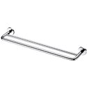 Porte-serviettes 510790P 2 barres inox poli brillant