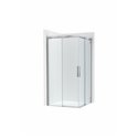 Porte de douche Naray L2 Argent brillant pour receveur 700 mm