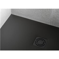 Receveur de douche Terran-N rectangulaire 800 mm Noir 180x80 cm