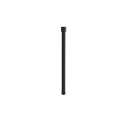 Barre de maintien au plafond Line noire 1 m