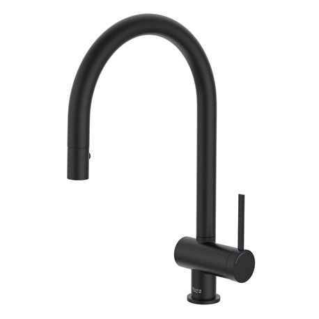 Mitigeur cuisine Ona H 411 mm Noir mat avec douchette