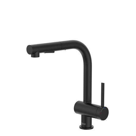 Mitigeur cuisine Ona H 302 mm Noir mat avec douchette