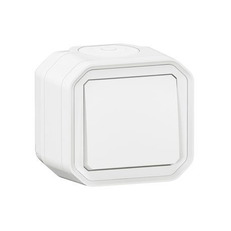 Interrupteur ou va-et-vient Plexo étanche 10AX 250V IP55 IK08 blanc 069751L