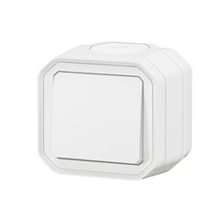 Interrupteur ou va-et-vient Plexo étanche 10AX 250V IP55 IK08 blanc 069751L